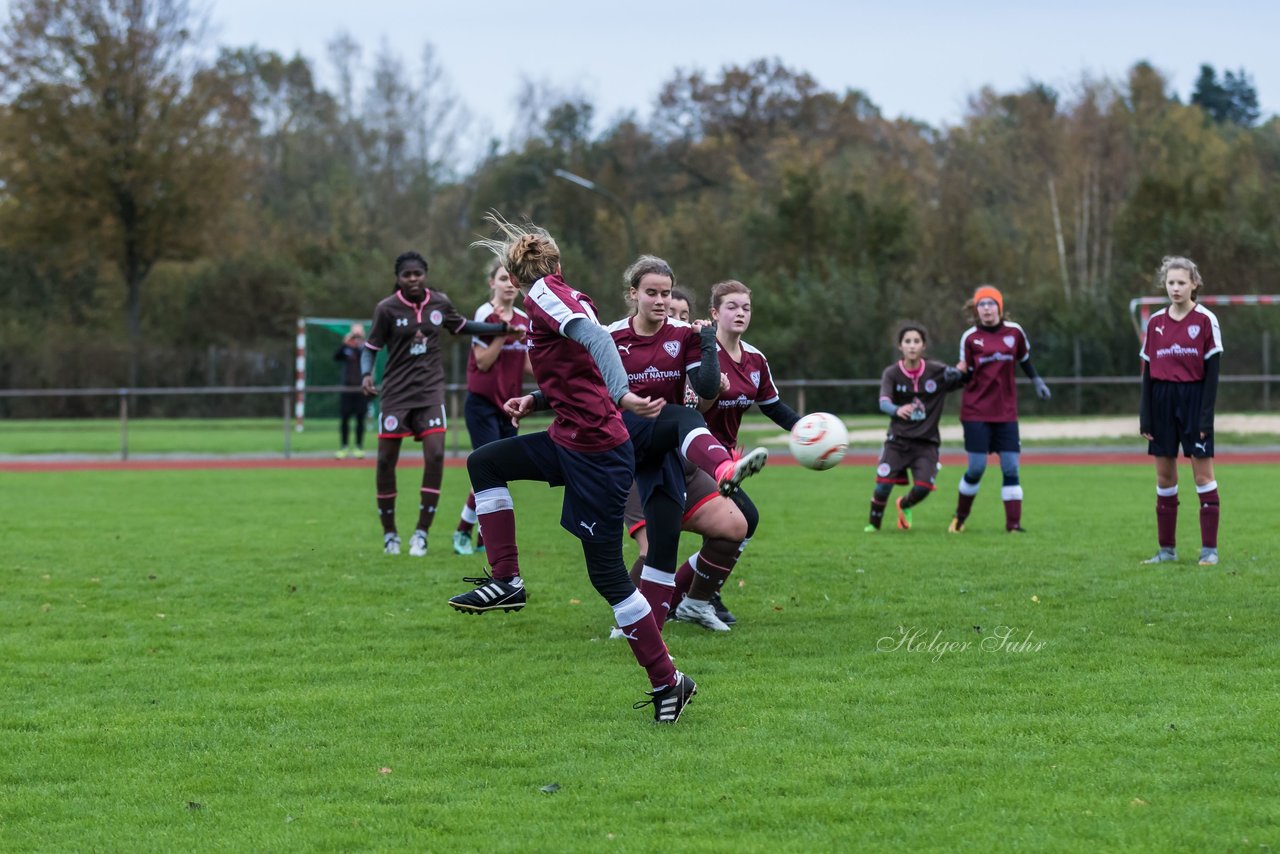 Bild 153 - C-Juniorinnen Halstenbek-Rellingen - St.Pauli : Ergebnis: 0:5